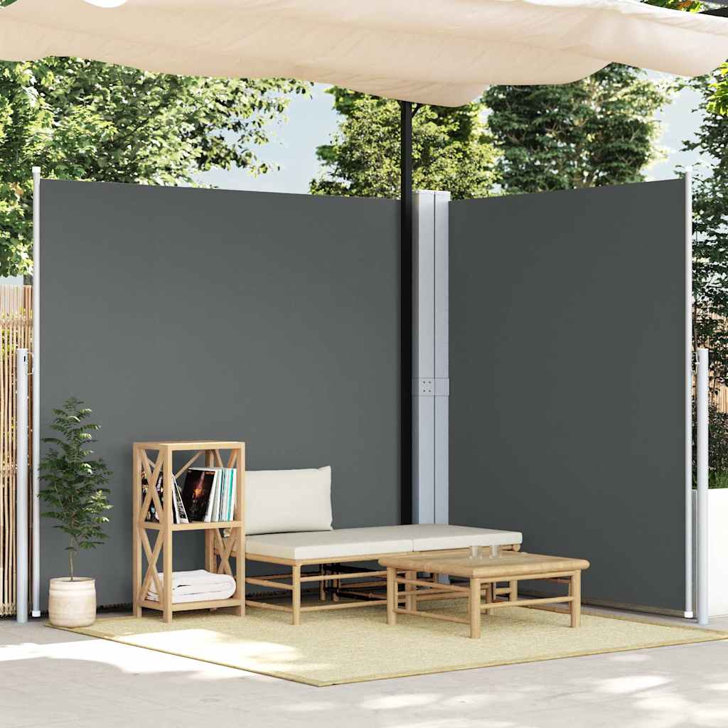 Σκίαστρο Πλαϊνό Συρόμενο Ανθρακί 220 x 600 εκ.