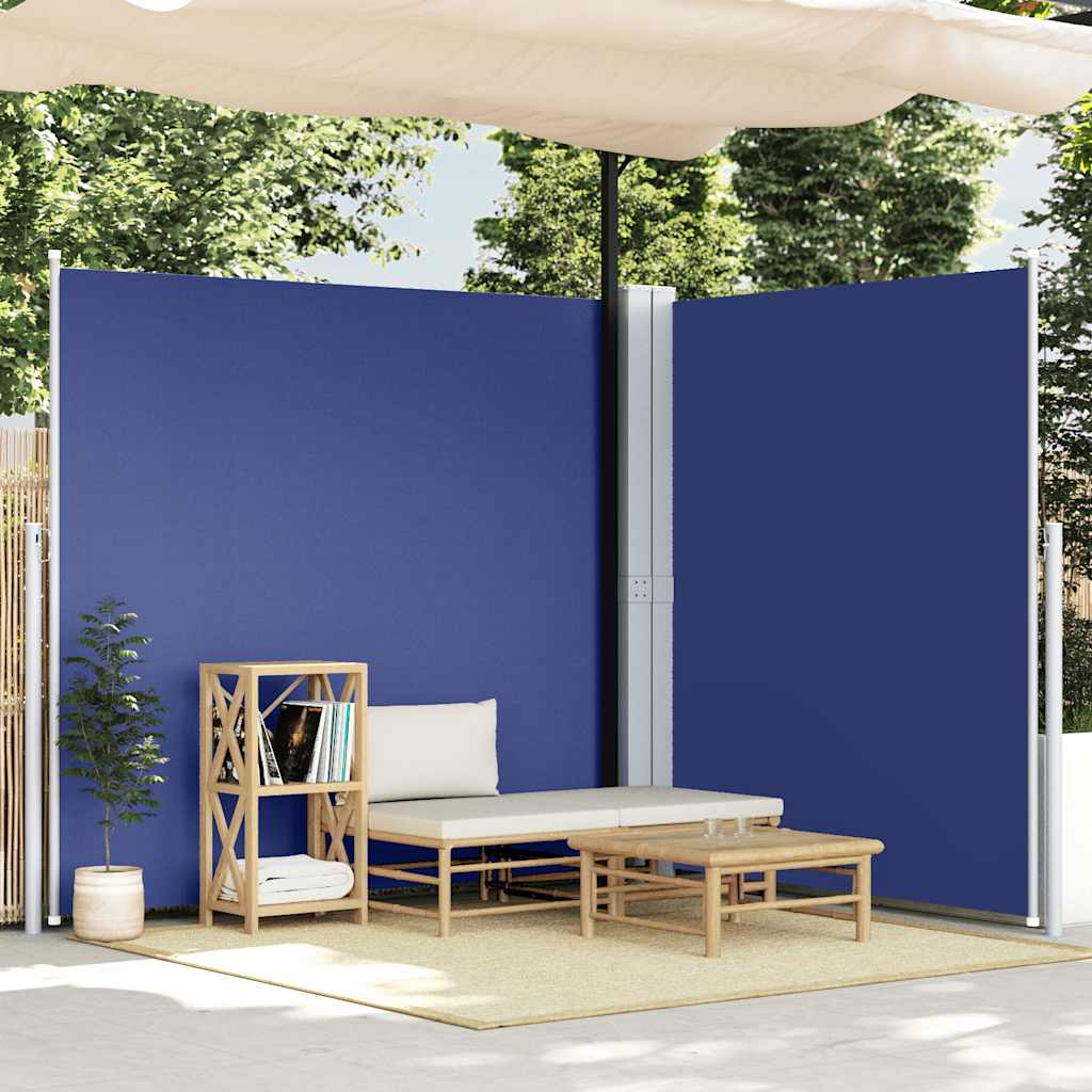 Σκίαστρο Πλαϊνό Συρόμενο Μπλε 220 x 600 εκ.