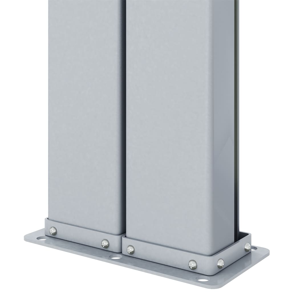 Σκίαστρο Πλαϊνό Συρόμενο Μαύρο 200 x 1200 εκ.