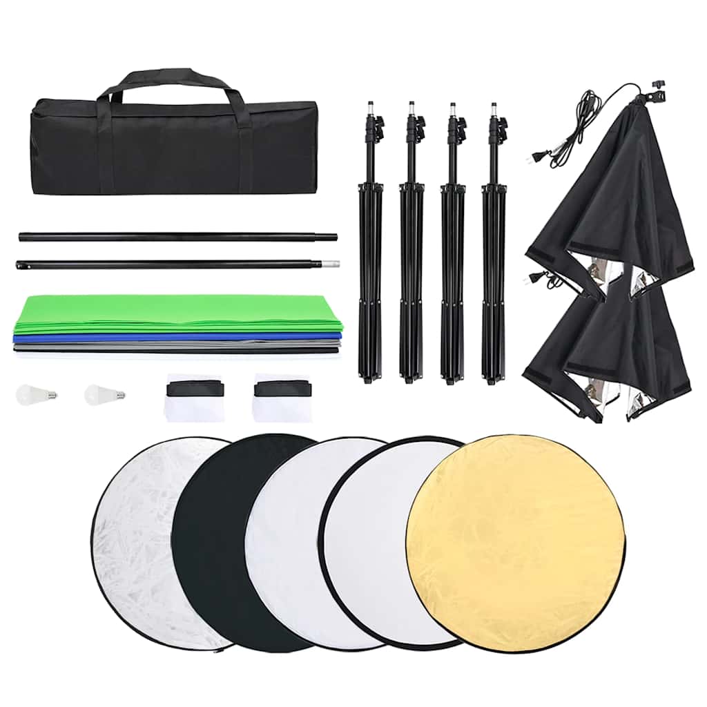 Κιτ Στούντιου Φωτογράφισης με Φόντα και Τρίποδα - Pakobazaar