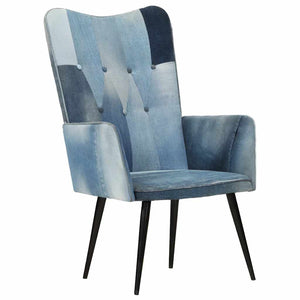 Πολυθρόνα με Denim Patchwork από Καραβόπανο - Pakobazaar