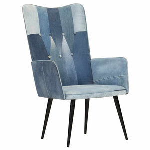 Πολυθρόνα με Denim Patchwork από Καραβόπανο - Pakobazaar