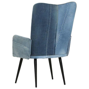 Πολυθρόνα με Denim Patchwork από Καραβόπανο - Pakobazaar