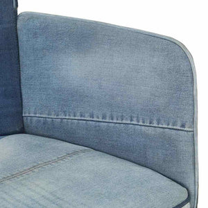 Πολυθρόνα με Denim Patchwork από Καραβόπανο - Pakobazaar
