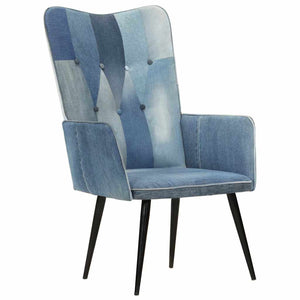 Πολυθρόνα με Denim Patchwork από Καραβόπανο - Pakobazaar