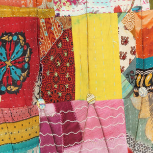 Πολυθρόνα Κουνιστή Πολύχρωμη Patchwork από Καραβόπανο