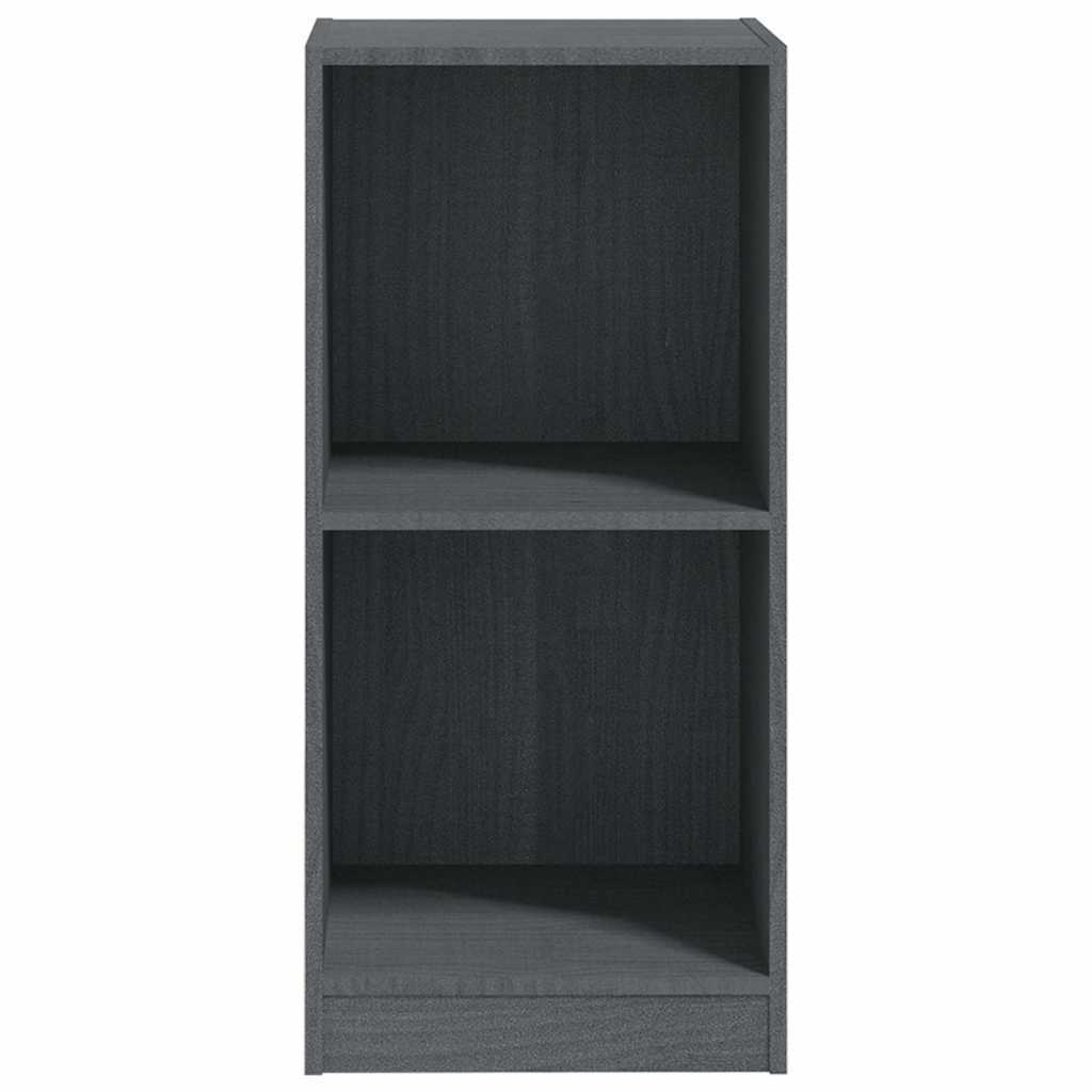 Βοηθητικό Ντουλάπι Γκρι 35,5 x 33,5 x 76 εκ. Μασίφ Ξύλο Πεύκου