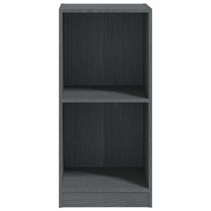 Βοηθητικό Ντουλάπι Γκρι 35,5 x 33,5 x 76 εκ. Μασίφ Ξύλο Πεύκου