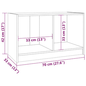 Έπιπλο Τηλεόρασης 70 x 33 x 42 εκ. από Μασίφ Ξύλο Πεύκου