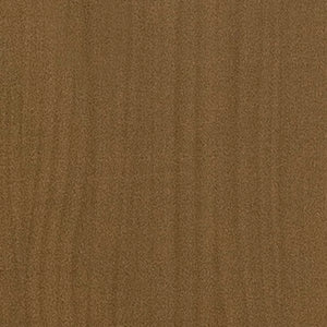 Βιβλιοθήκη Καφέ Μελί 104 x 33 x76 εκ. από Μασίφ Ξύλο Πεύκου