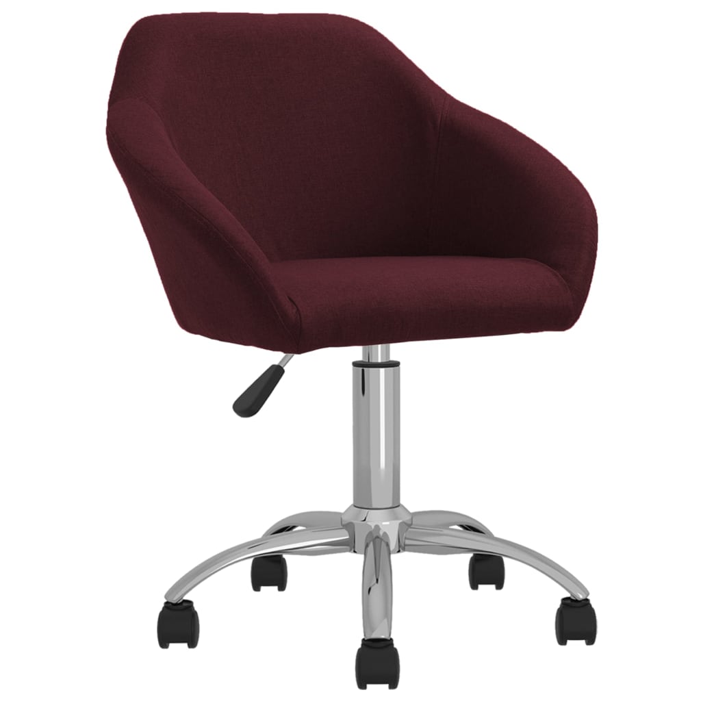 3089589  Swivel Dining Chairs 6 pcs Purple Fabric (3x330507) - Pakobazaar