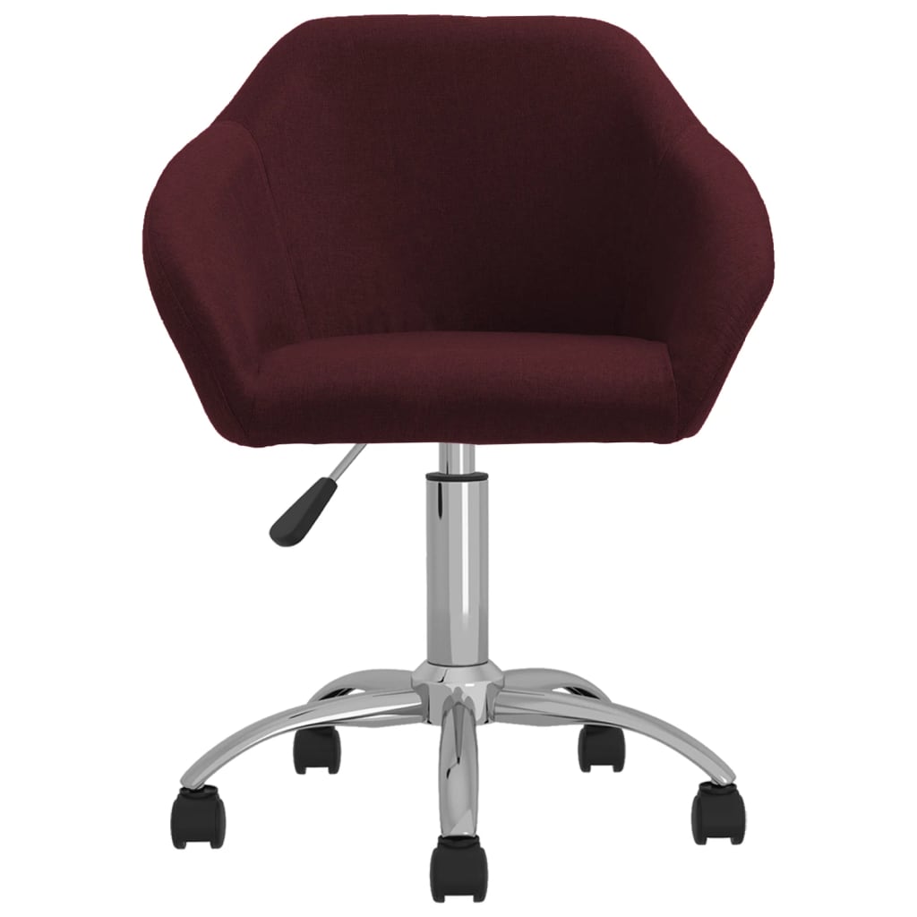 3089589  Swivel Dining Chairs 6 pcs Purple Fabric (3x330507) - Pakobazaar