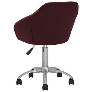 3089589  Swivel Dining Chairs 6 pcs Purple Fabric (3x330507) - Pakobazaar