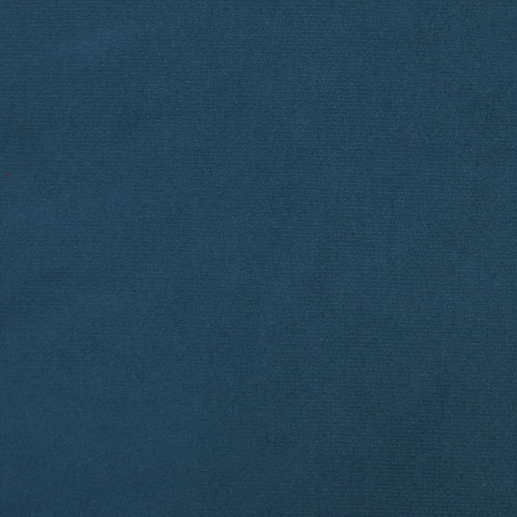 Καρέκλα Γραφείου Περιστρεφόμενη Μπλε Βελούδινη