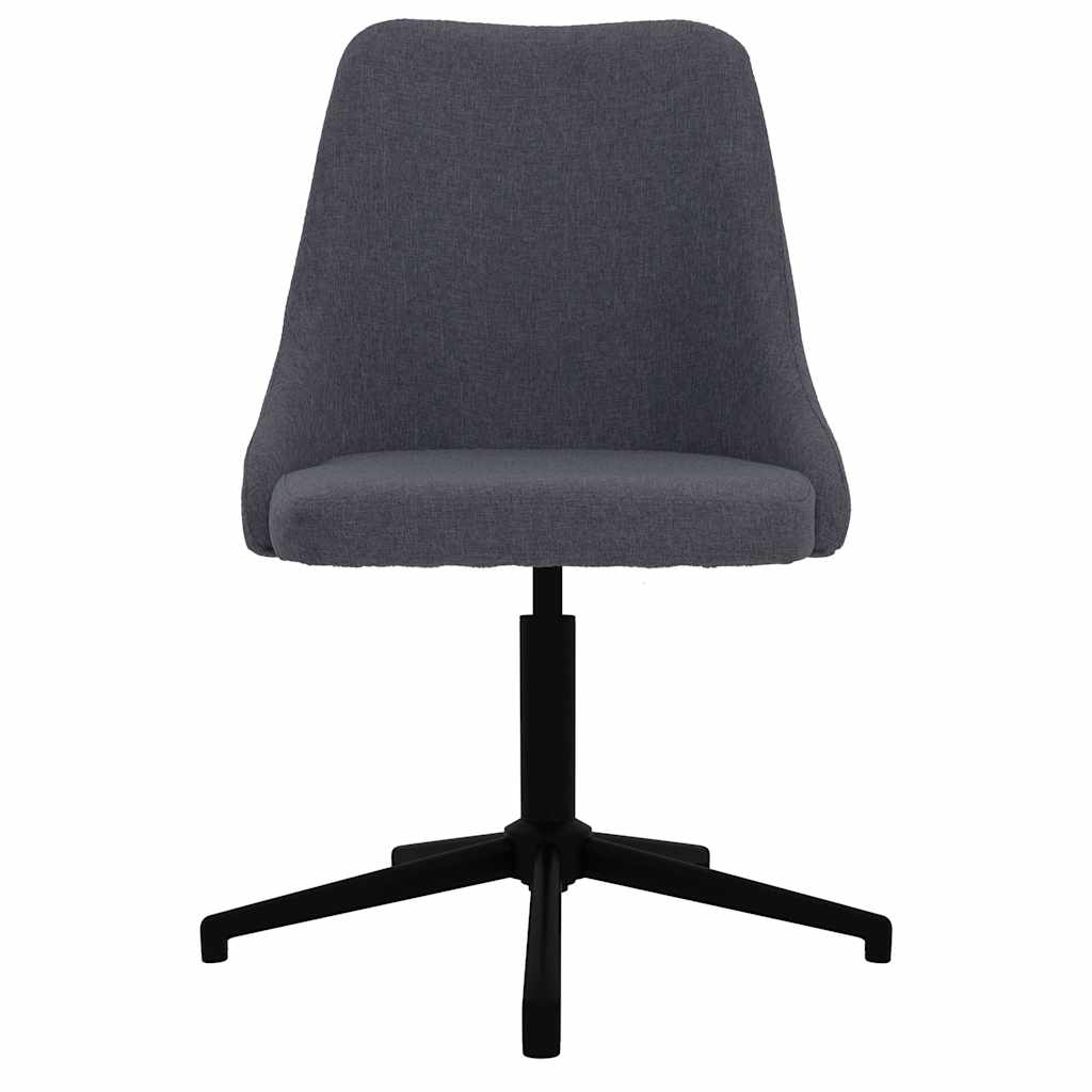 Καρέκλες Τραπεζαρίας Περιστρεφόμενες 4 τεμ Σκ. Γκρι Υφασμάτινες - Pakobazaar