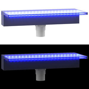Σιντριβάνι Καταρράκτης Πισίνας με RGB LED 45 εκ. Ακρυλικό - Pakobazaar