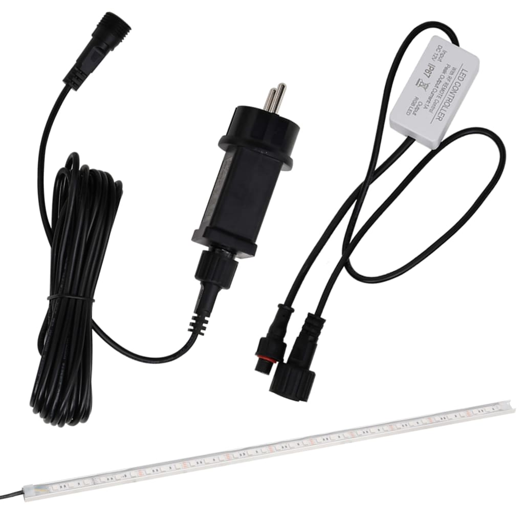 Σιντριβάνι Καταρράκτης Πισίνας με RGB LED 90 εκ. Ακρυλικό - Pakobazaar