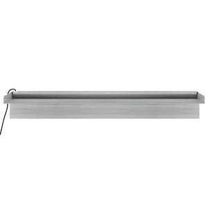 Σιντριβάνι Καταρράκτης Πισίνας με RGB LED 60 εκ Ανοξειδ. Ατσάλι - Pakobazaar
