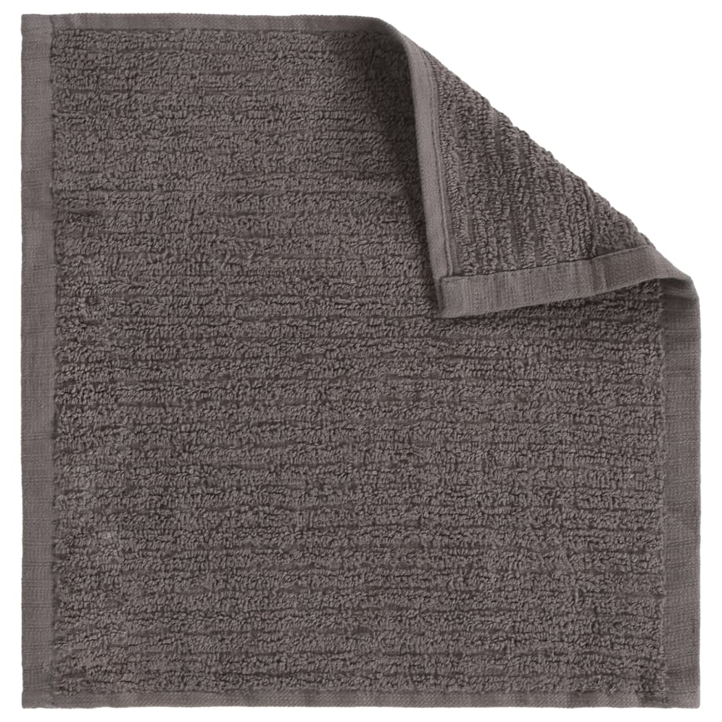 Σετ Πετσετών 12 Τεμαχίων Μαύρες Βαμβακερές - PAKOBAZAAR