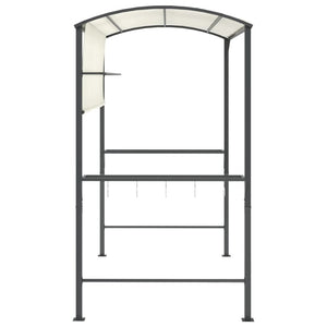 Κιόσκι με Οροφή Κρεμ 220 x 110 x 200 εκ. - Pakobazaar