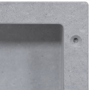 Ράφι Ντουζιέρας Μαύρο Ματ 41 x 36 x 10 εκ. - Pakobazaar