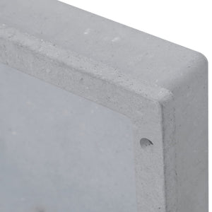 Ράφι Ντουζιέρας Μαύρο Ματ 41 x 36 x 10 εκ. - Pakobazaar