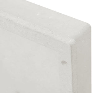 Ράφι Ντουζιέρας Λευκό Ματ 41 x 36 x 10 εκ.