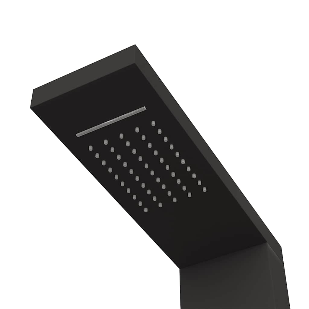 Στήλη Ντους Υδρομασάζ Μαύρη από Αλουμίνιο - PAKOBAZAAR