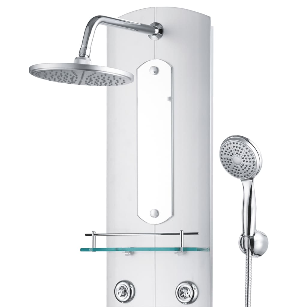 Στήλη Ντους Υδρομασάζ Ασημί 25 x 43 x 110 εκ. - PAKOBAZAAR