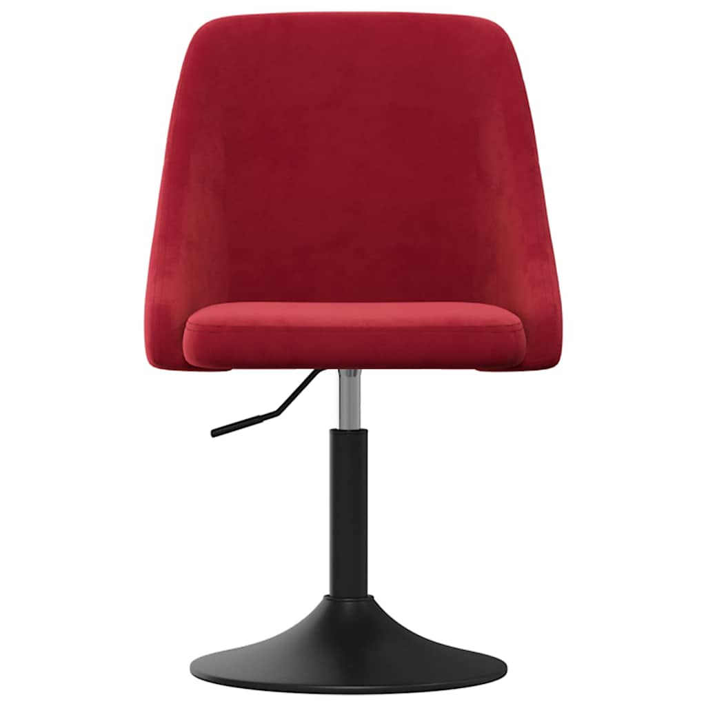 Καρέκλες Τραπεζαρίας 2 τεμ. Μπορντό Βελούδινες - Pakobazaar