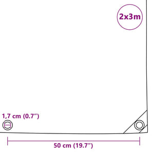 Μουσαμάς Μαύρος 650 γρ./μ.² 2 x 3 μ. - PAKOBAZAAR