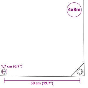 Μουσαμάς Μαύρος 650 γρ./μ.² 4 x 8 μ. - PAKOBAZAAR