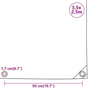 Μουσαμάς Μαύρος 650 γρ./μ.² 3,5 x 2,5 μ. - Pakobazaar