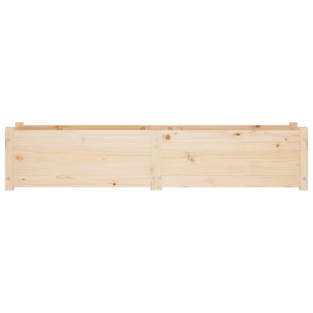 Ζαρντινιέρα Υπερυψωμένη 150 x 31 x 31 εκ. από Μασίφ Ξύλο Πεύκου
