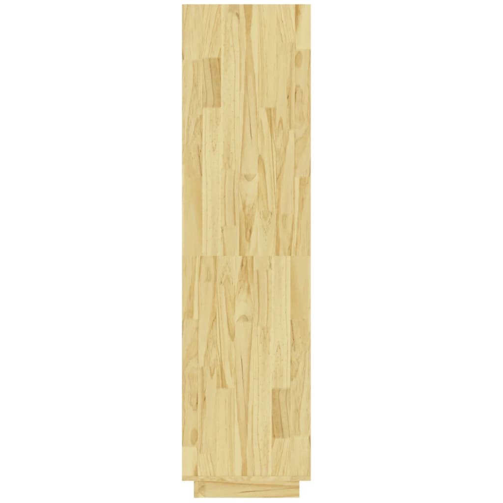 Βιβλιοθήκη/Διαχωριστικό Χώρου Γκρι 40x35x135 εκ. Μασίφ Πεύκο