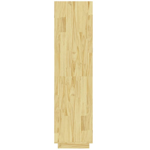 Βιβλιοθήκη/Διαχωριστικό Χώρου Γκρι 40x35x135 εκ. Μασίφ Πεύκο