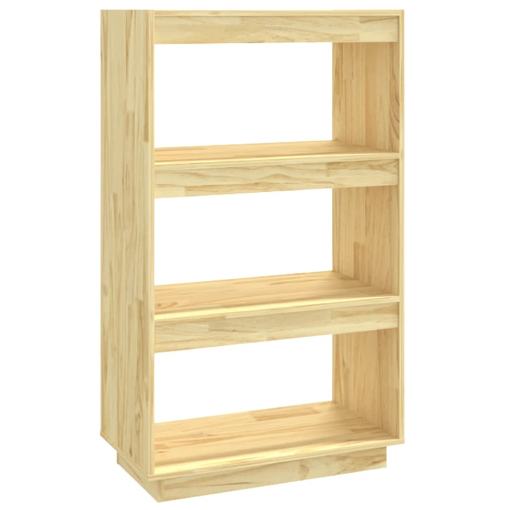 Βιβλιοθήκη/Διαχωριστικό Χώρου 60x35x103 εκ. Μασίφ Ξύλο Πεύκου