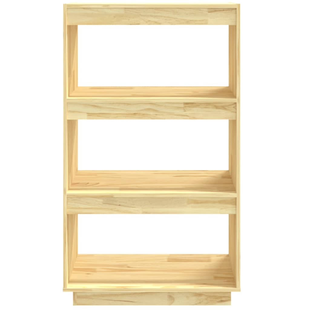 Βιβλιοθήκη/Διαχωριστικό Χώρου 60x35x103 εκ. Μασίφ Ξύλο Πεύκου