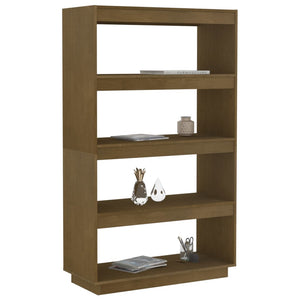 Βιβλιοθήκη/Διαχωριστικό Χώρου Μελί 80x35x135 εκ. Μασίφ Πεύκο