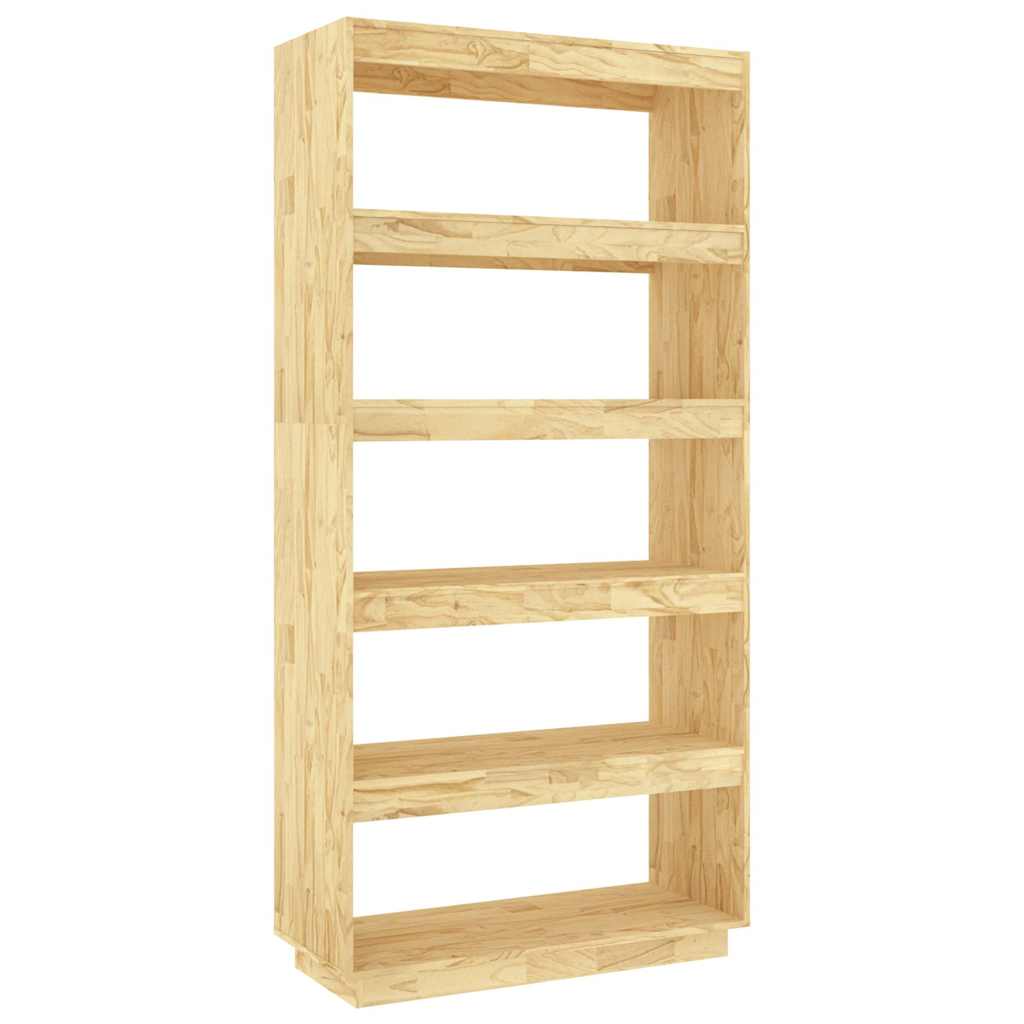 Βιβλιοθήκη/Διαχωριστικό Χώρου 80x35x167 εκ. Μασίφ Ξύλο Πεύκου