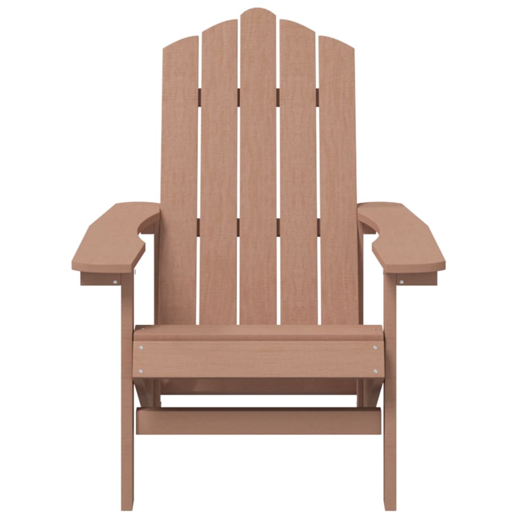 Καρέκλα Κήπου Adirondack Καφέ από HDPE