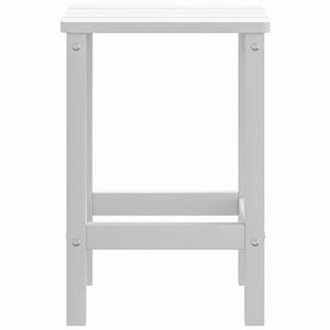 Τραπέζι Κήπου Adirondack Λευκό 38 x 38 x 46 εκ. από HDPE - Pakobazaar