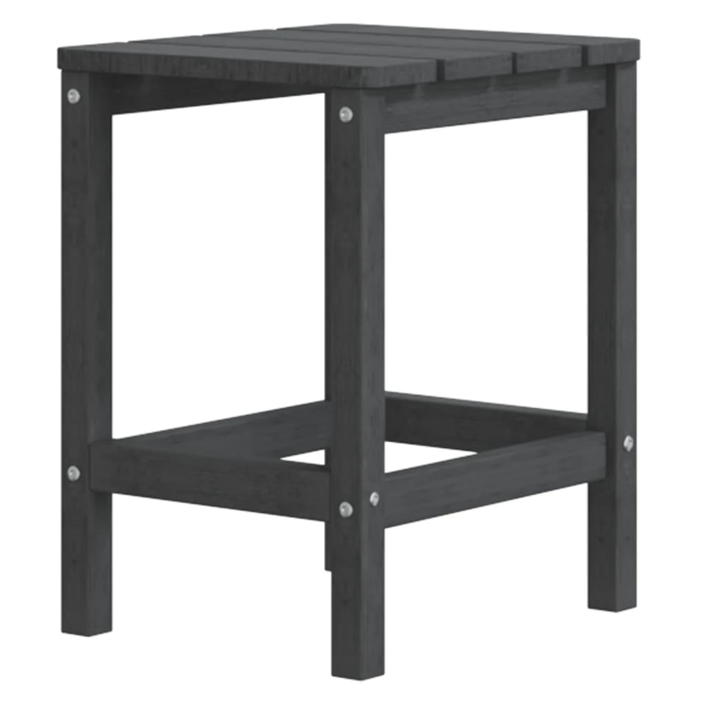 Τραπέζι Κήπου Adirondack Ανθρακί 38 x 38 x 46 εκ. από HDPE