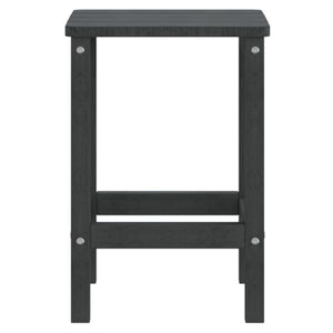 Τραπέζι Κήπου Adirondack Ανθρακί 38 x 38 x 46 εκ. από HDPE