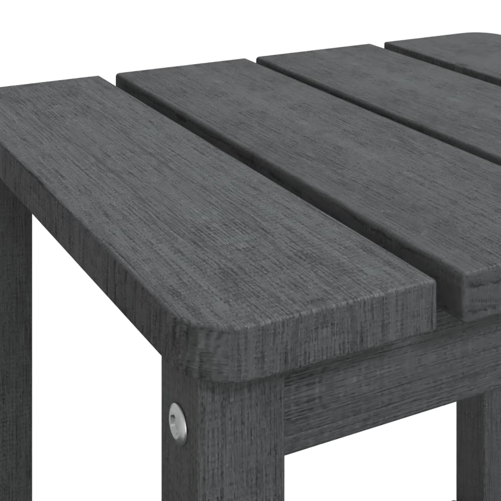 Τραπέζι Κήπου Adirondack Ανθρακί 38 x 38 x 46 εκ. από HDPE
