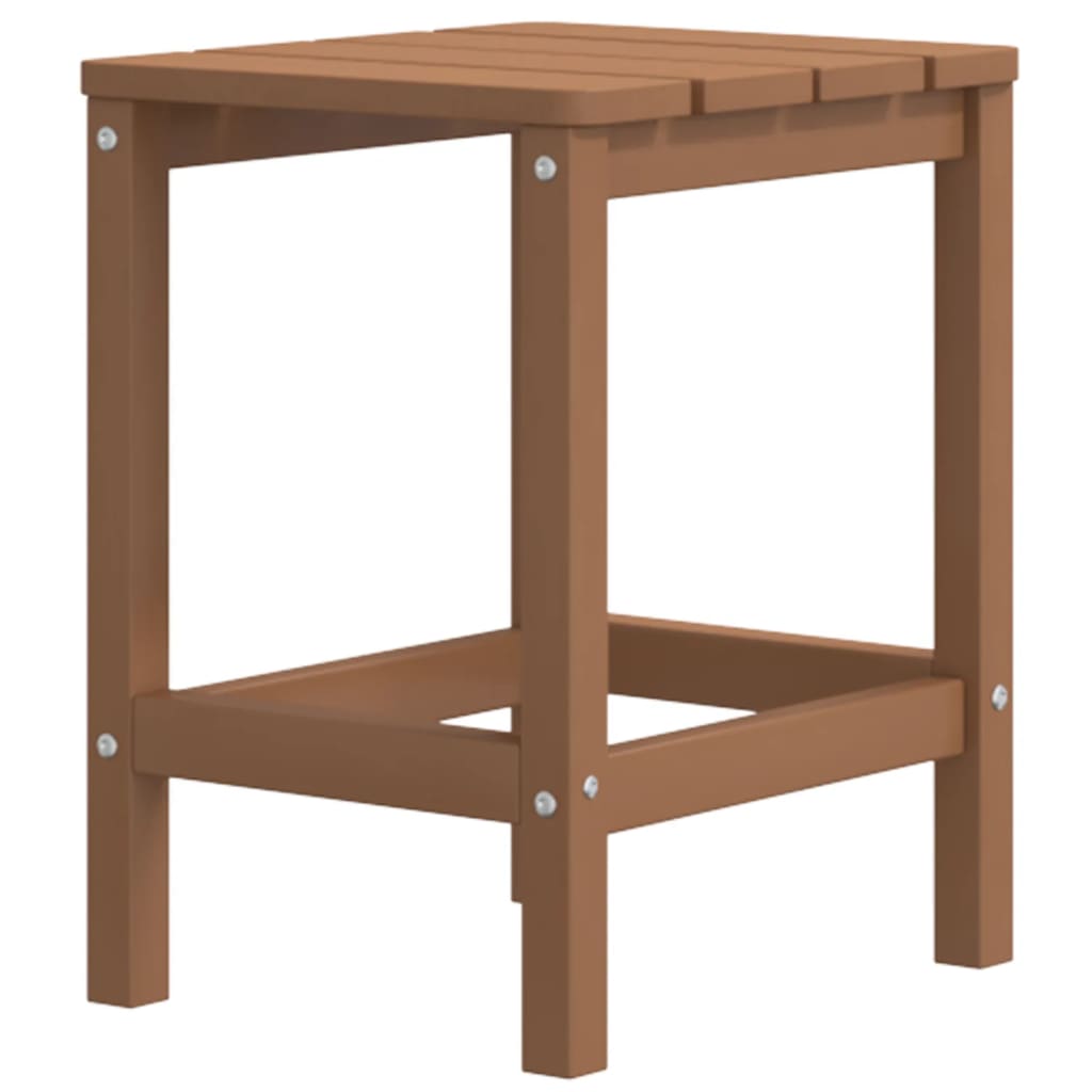 Τραπέζι Κήπου Adirondack Καφέ 38 x 38 x 46 εκ. από HDPE