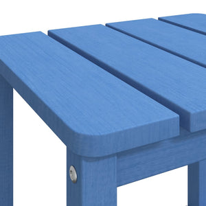 Τραπέζι Κήπου Adirondack Γαλάζιο 38 x 38 x 46 εκ. από HDPE