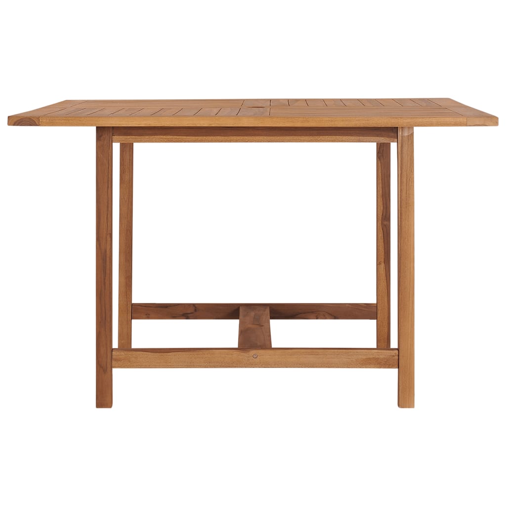 Τραπεζαρία Κήπου 110 x 110 x 75 εκ. από Μασίφ Ξύλο Teak
