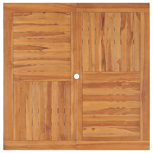 Τραπεζαρία Κήπου 110 x 110 x 75 εκ. από Μασίφ Ξύλο Teak