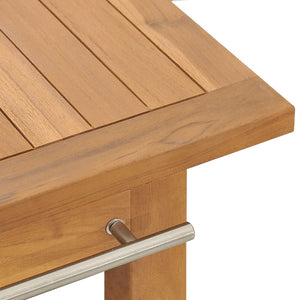 Έπιπλο Μπάνιου 132 x 45 x 75 εκ. από Μασίφ Ξύλο Teak
